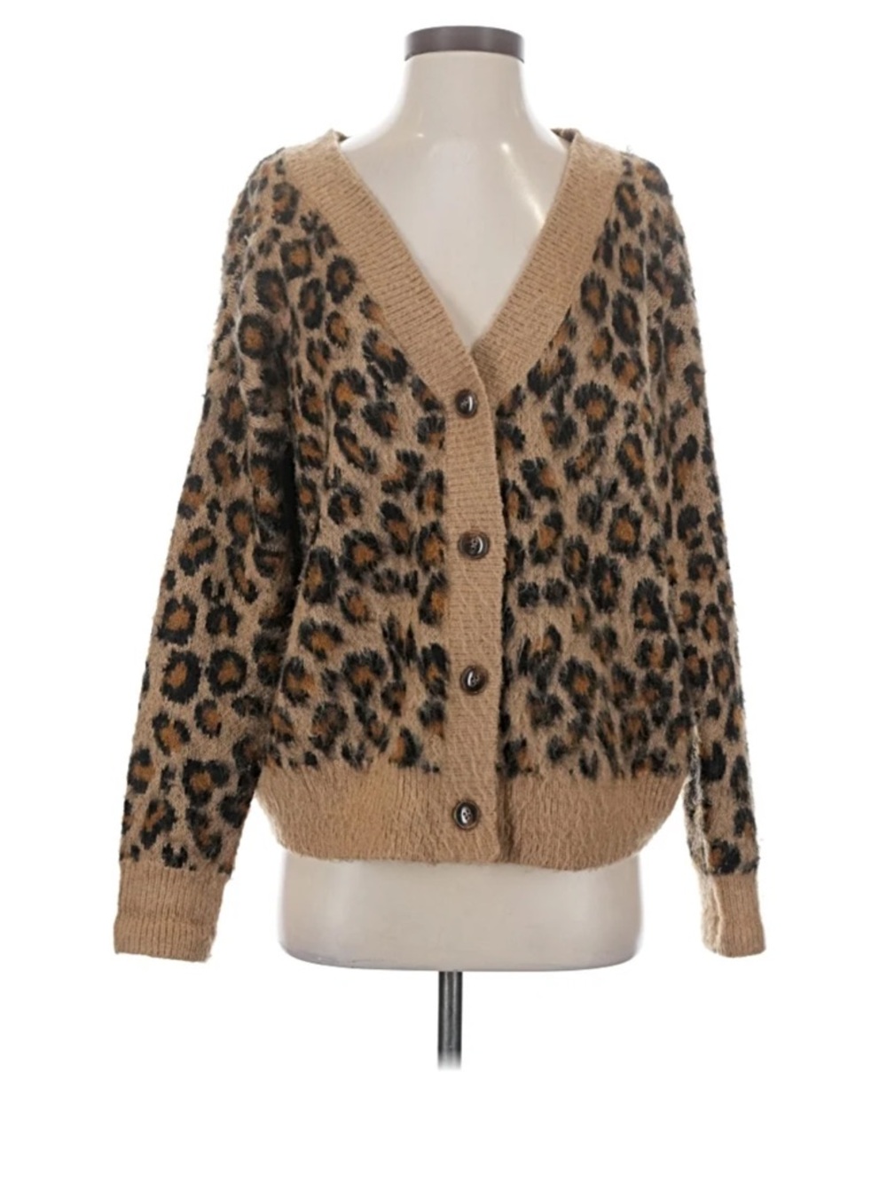 Mi Ami Cheetah Print Sweater